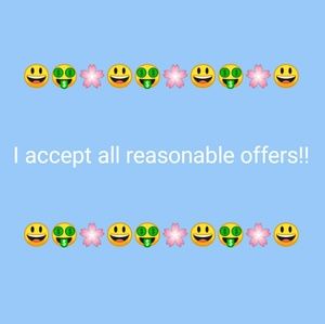 I accept all reasonable offers!!